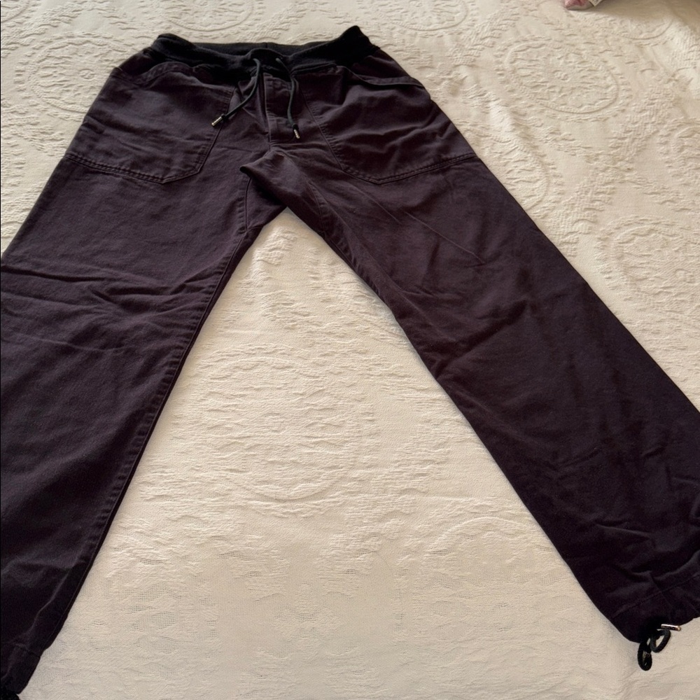Gently loved Opening Ceremony Black Drawstring Jogger Pants Unisex!